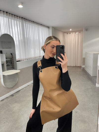 Ape the lAbel - Apron (Only) - Tan Vegan Leather