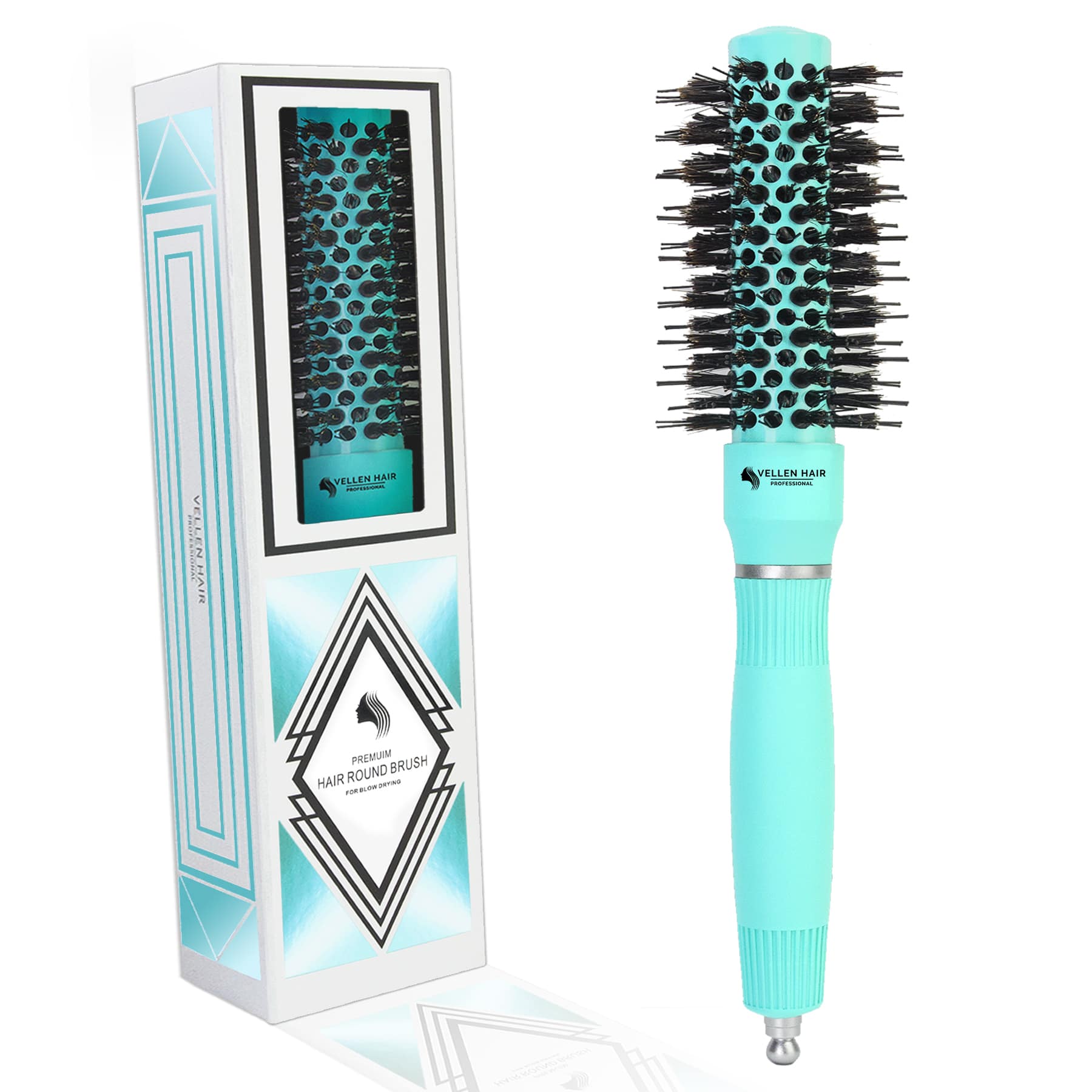 VELLEN HAIR CERAMIC IONIC ROUND HAIRBRUSH 1 INCH 25 MM