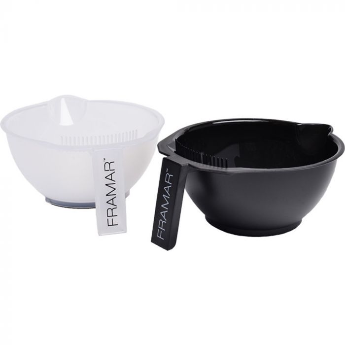 Framar Connect & Color Hair Color Mixing Bowls, Hair Dye Bowl 7 Pack