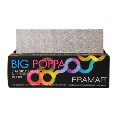 Framar Back In Black Pop Up Hair Foil, Aluminum Foil Sheets, Hair Foils For  Highlighting - 500 Foil Sheets 