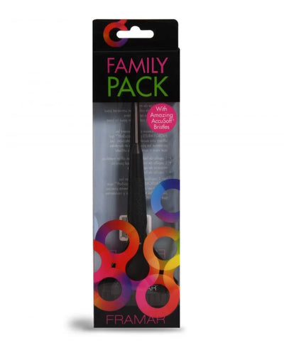Framar Family Pack Set Of 3 Black Brushes
