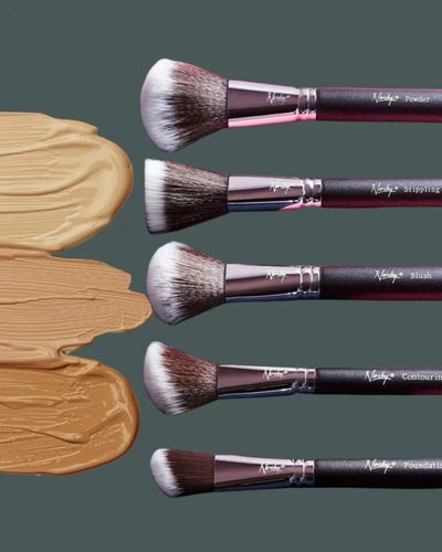 Nanshy Masterful Collection Onyx Black Make-up Brush Set